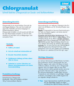 Informationsblatt Chlorgranulat