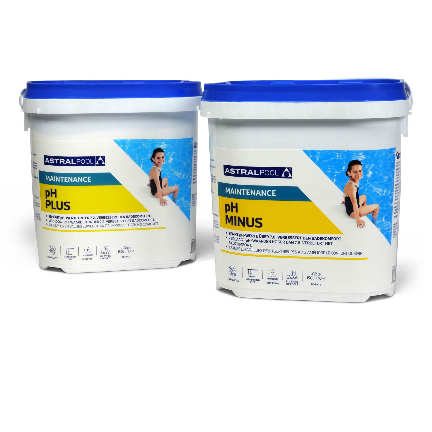 Astralpool pH Minus + pH-Plus Granulat 10 kg