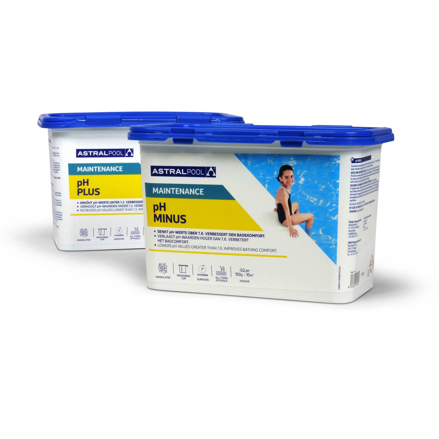 Astralpool pH Minus + pH-Plus Granulat 2,5 kg