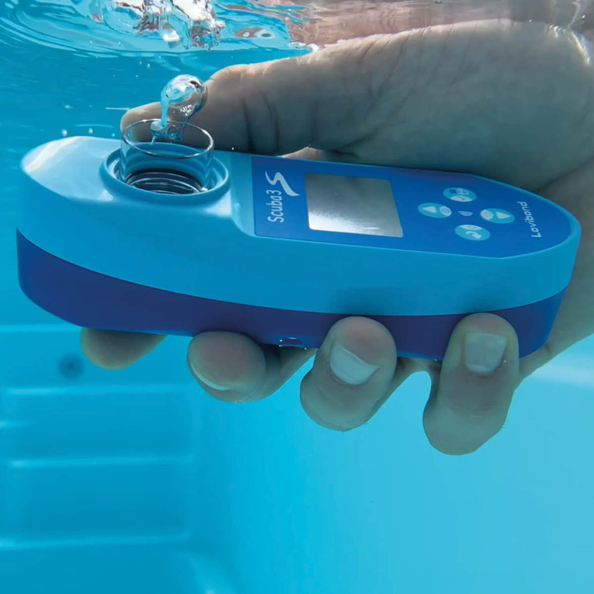 (Gebrauchtware) SCUBA 3s Elektronischer Pooltester mit NFC