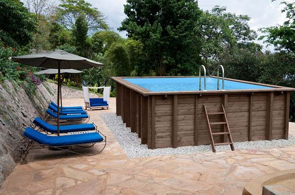 Set-PREMIUM> Holzpool Bali rechteck 7,88 x 4,00 x 1,38 m