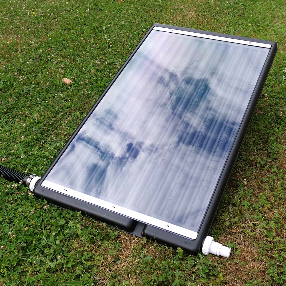 Sonnenkollektor Exklusiv 111,5 x 66 cm bis 20 m³ + Bypass-Set