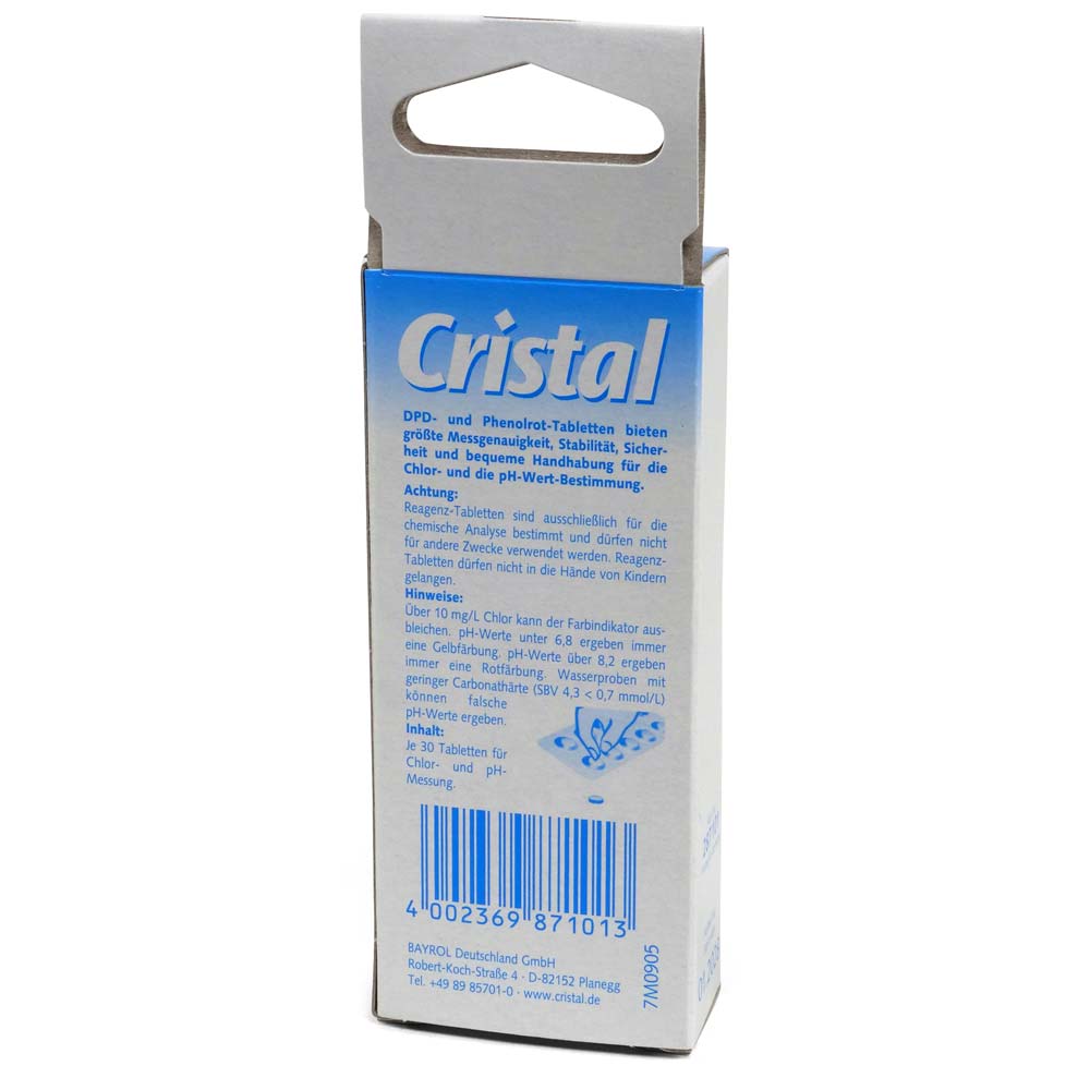 CRISTAL Ersatztabletten Chlor + pH (2x 30 Stk.)