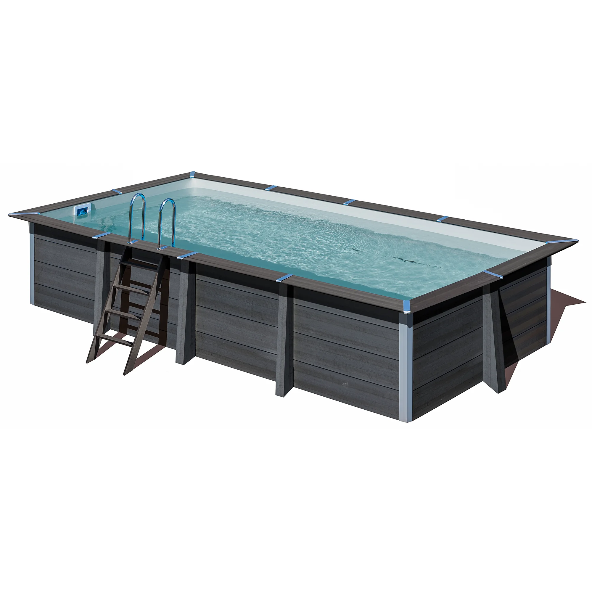 Edition ''CLEAR''> Composite Rechteckpool 6,06 x 3,26 x 1,24 m