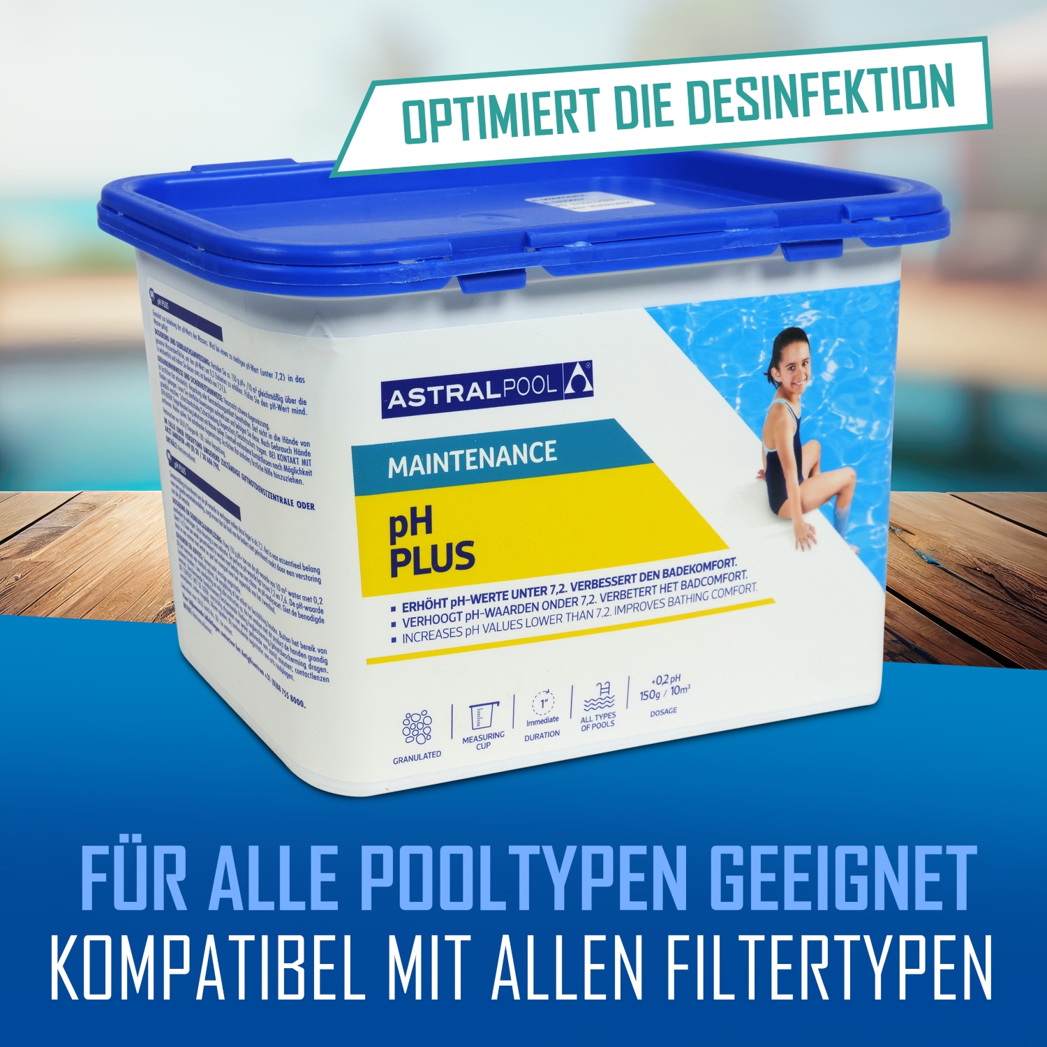 Astralpool pH Minus + pH-Plus Granulat 2,5 kg