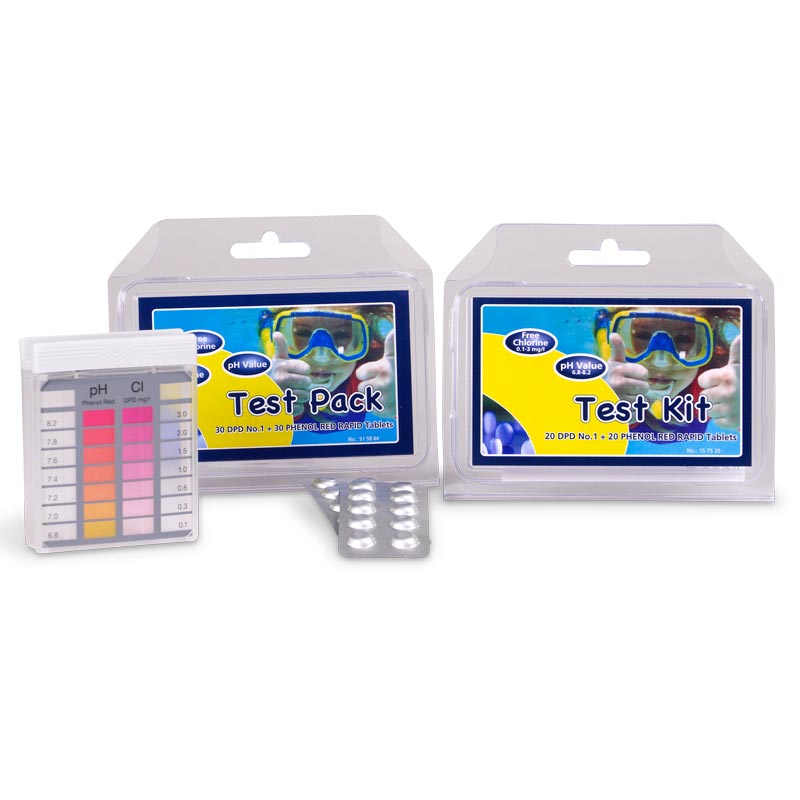 Spar-SET Test Kit Chlor pH inkl. 40 Tabletten + Refill-Pack