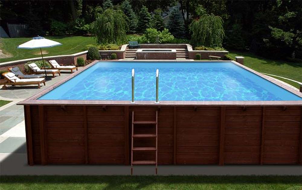 Set-PREMIUM> Holzpool Bali rechteck 7,88 x 4,00 x 1,38 m