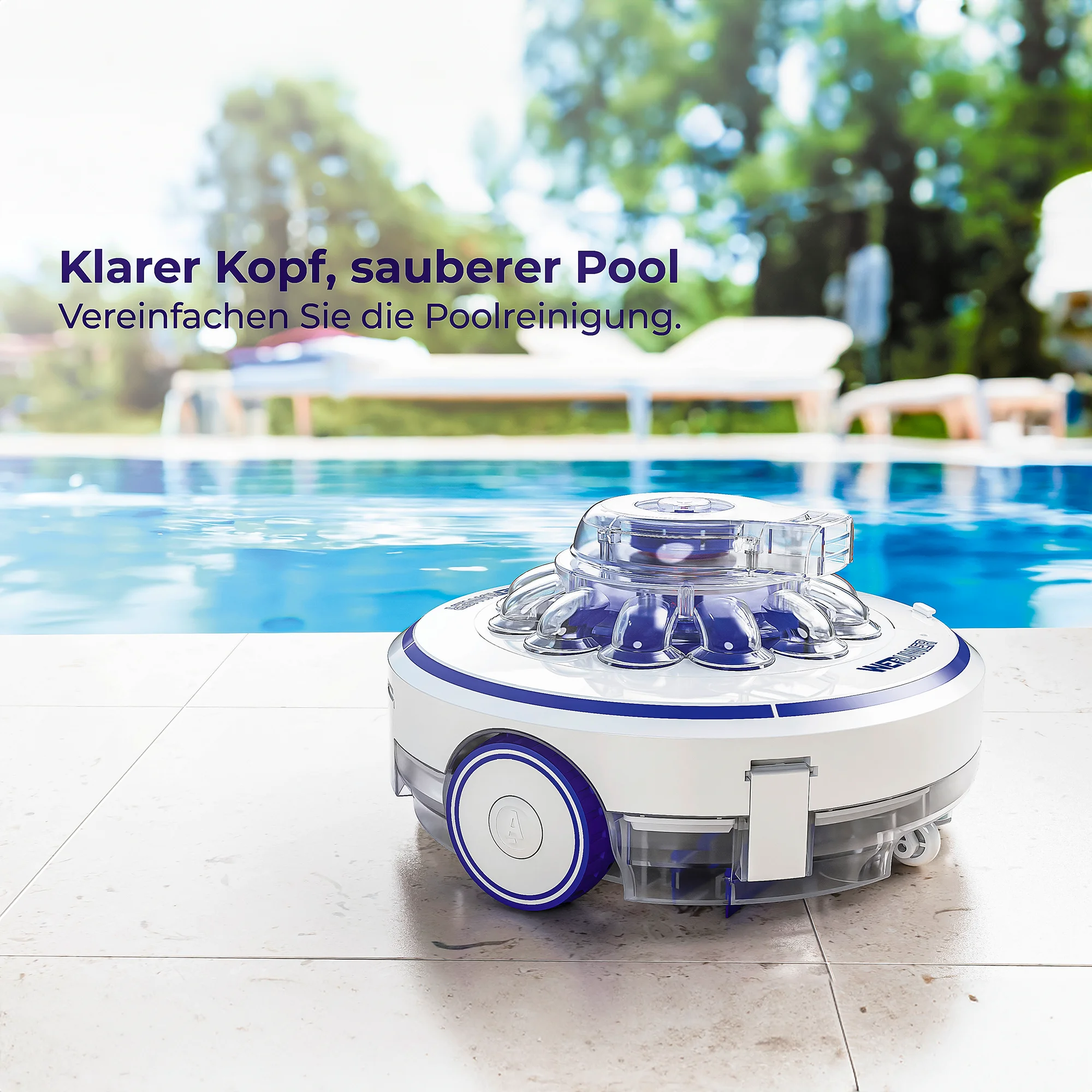 (Gebrauchtware) Gre WetRunner elektrischer Akku-Poolreiniger | Kabellos