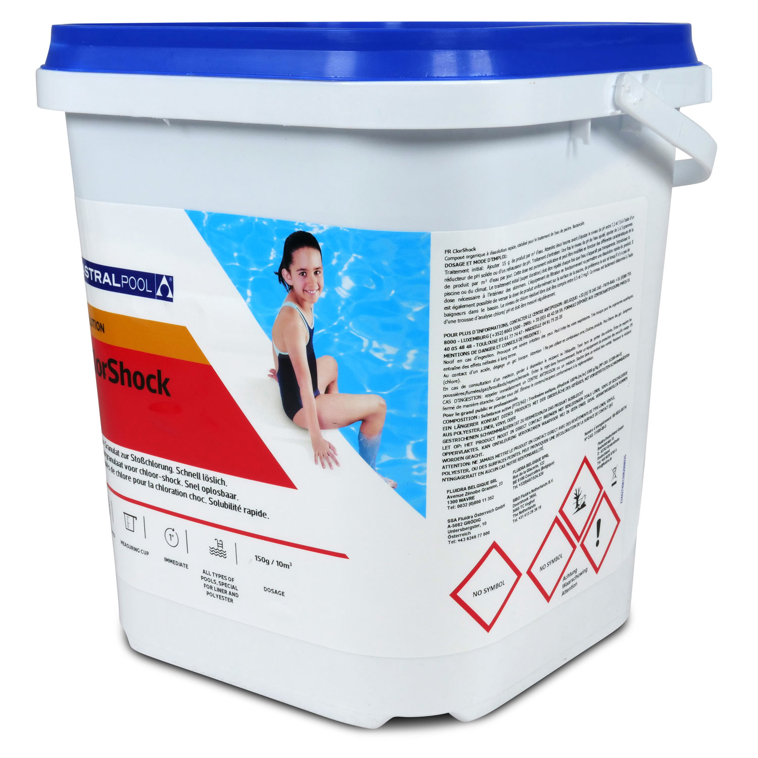 Astralpool Rapid Chlor Plus Chlor-Granulat zur Stoßchlorung 5,0 kg