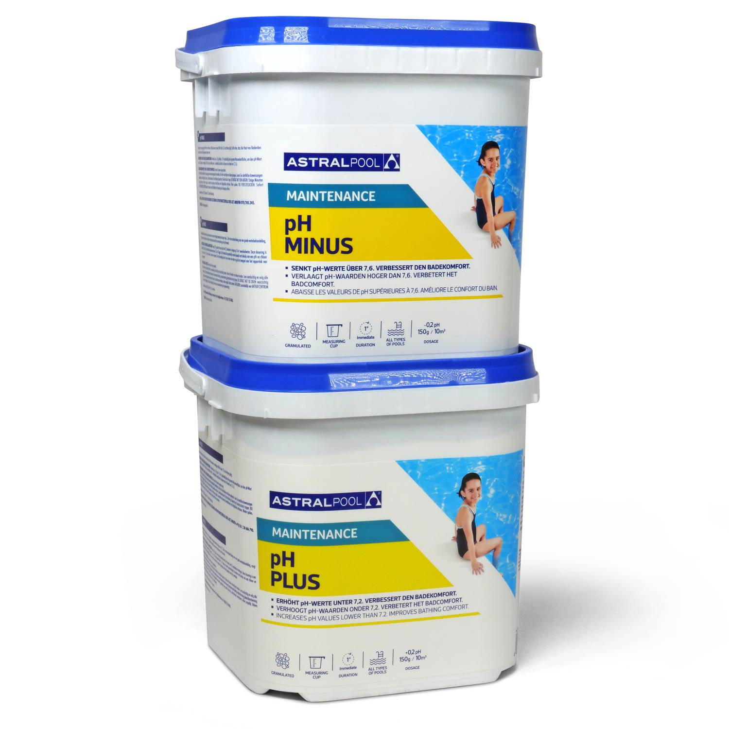 Astralpool pH Minus + pH-Plus Granulat 10 kg