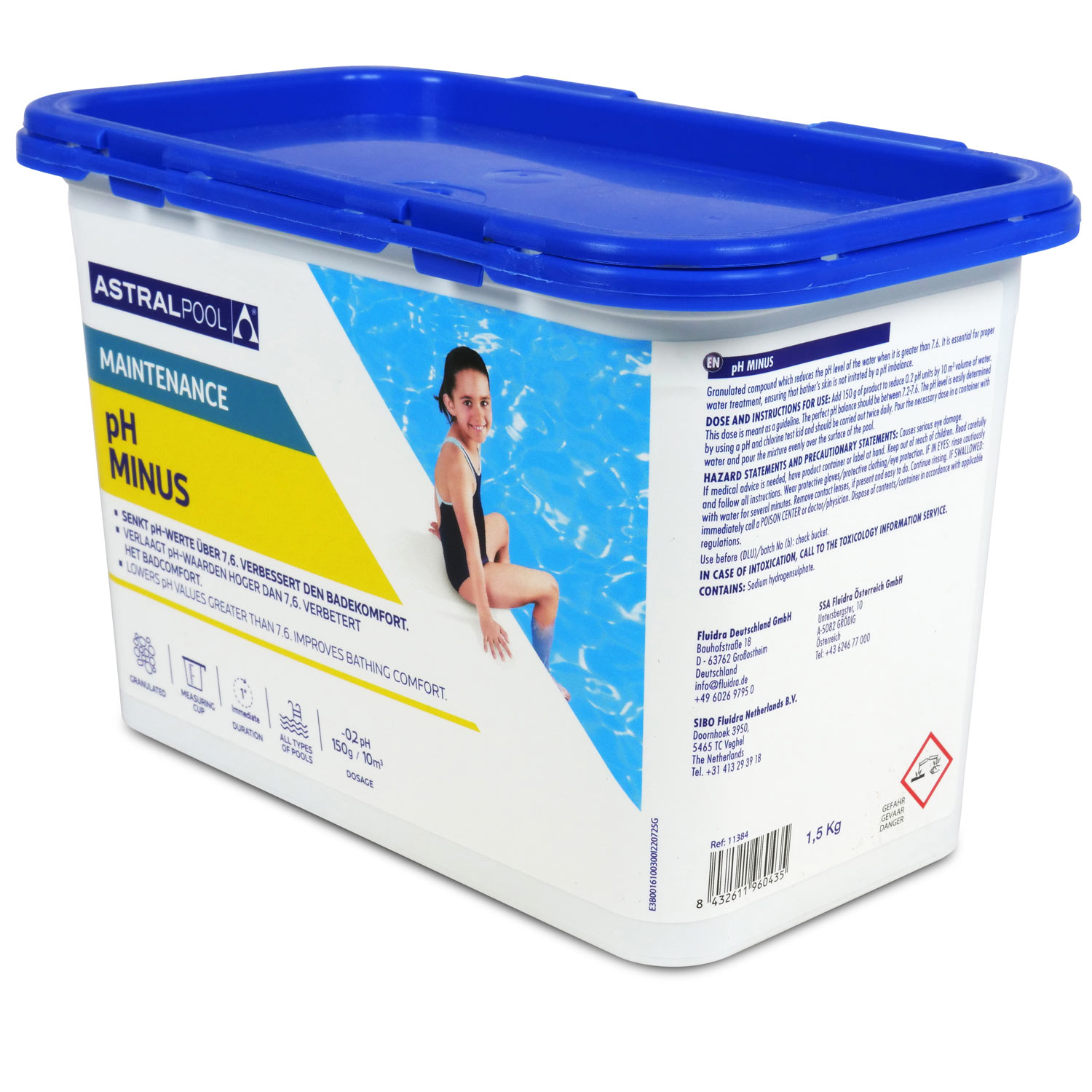 Astralpool pH Minus Granulat 1,5 kg