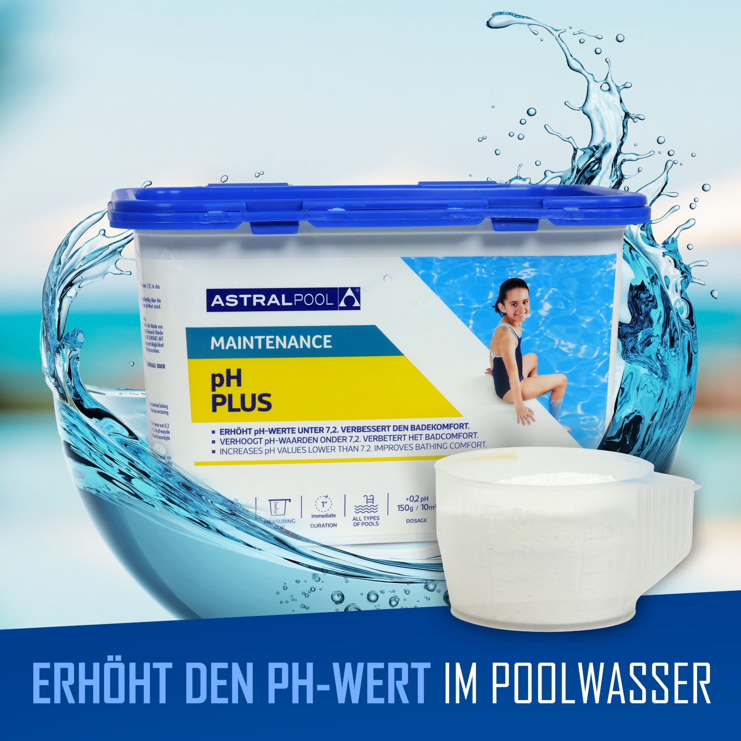 Astralpool pH Minus + pH-Plus Granulat 2,5 kg