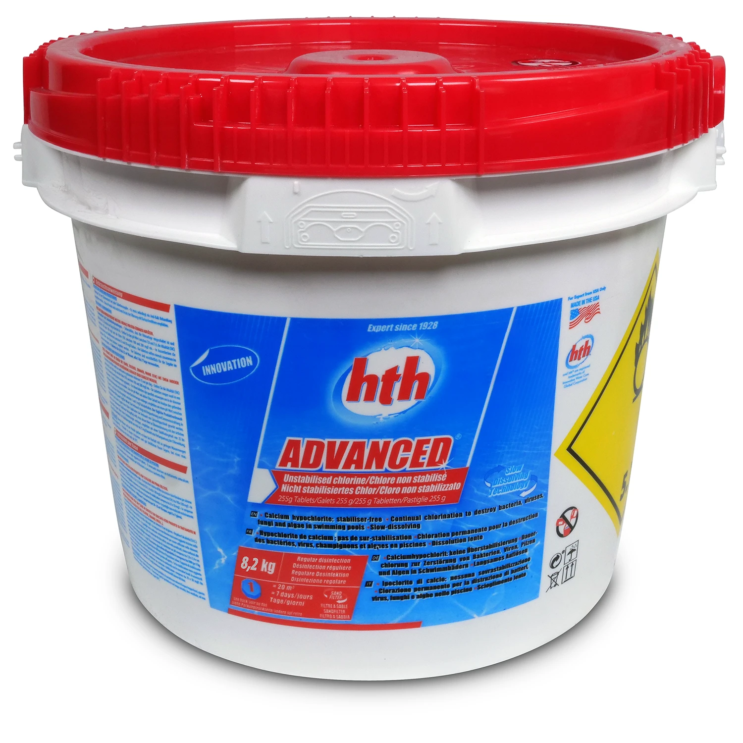 hth ADVANCED 255g Tabletten, 8,2 kg (Versand nur in DE)