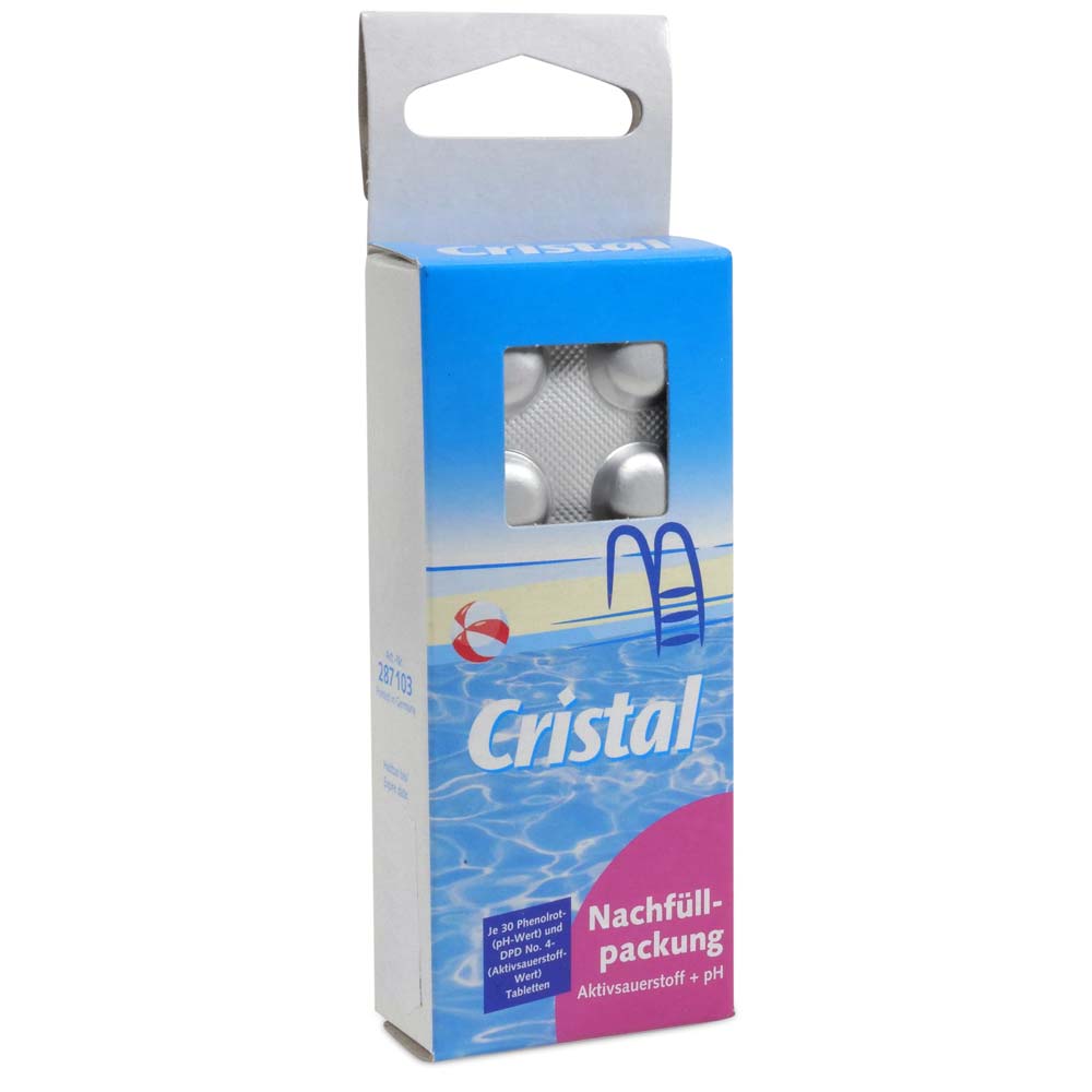 CRISTAL Ersatztabletten Sauerstoff + pH (2x 30 Stk.)