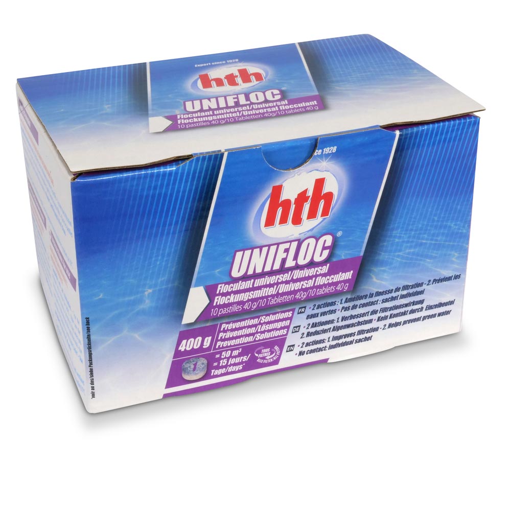 hth UNIFLOCK 10 Flockmittel Tabs á 40g