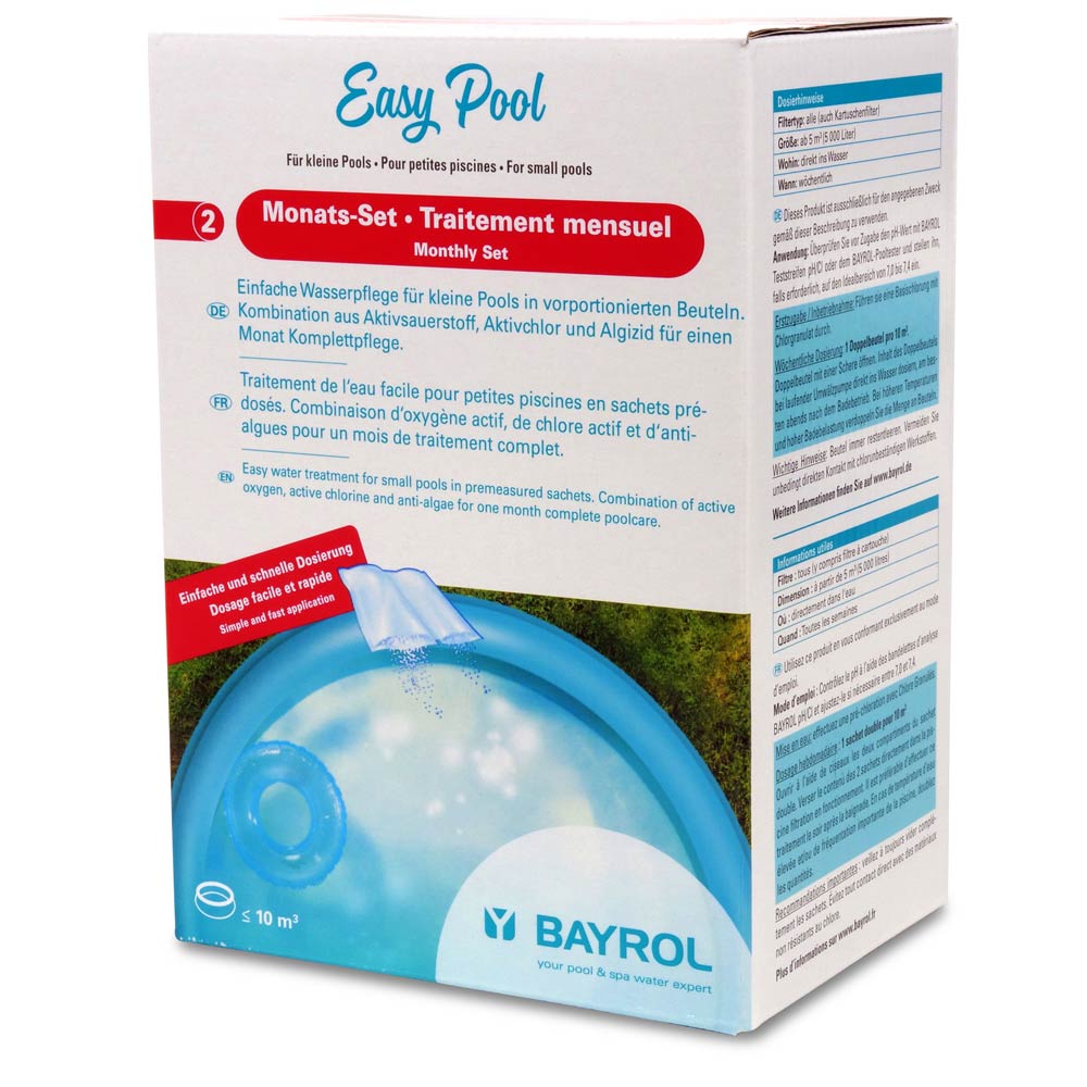 BAYROL Easy Pool & Spa Monats-Set + pH-Wert Regulierung