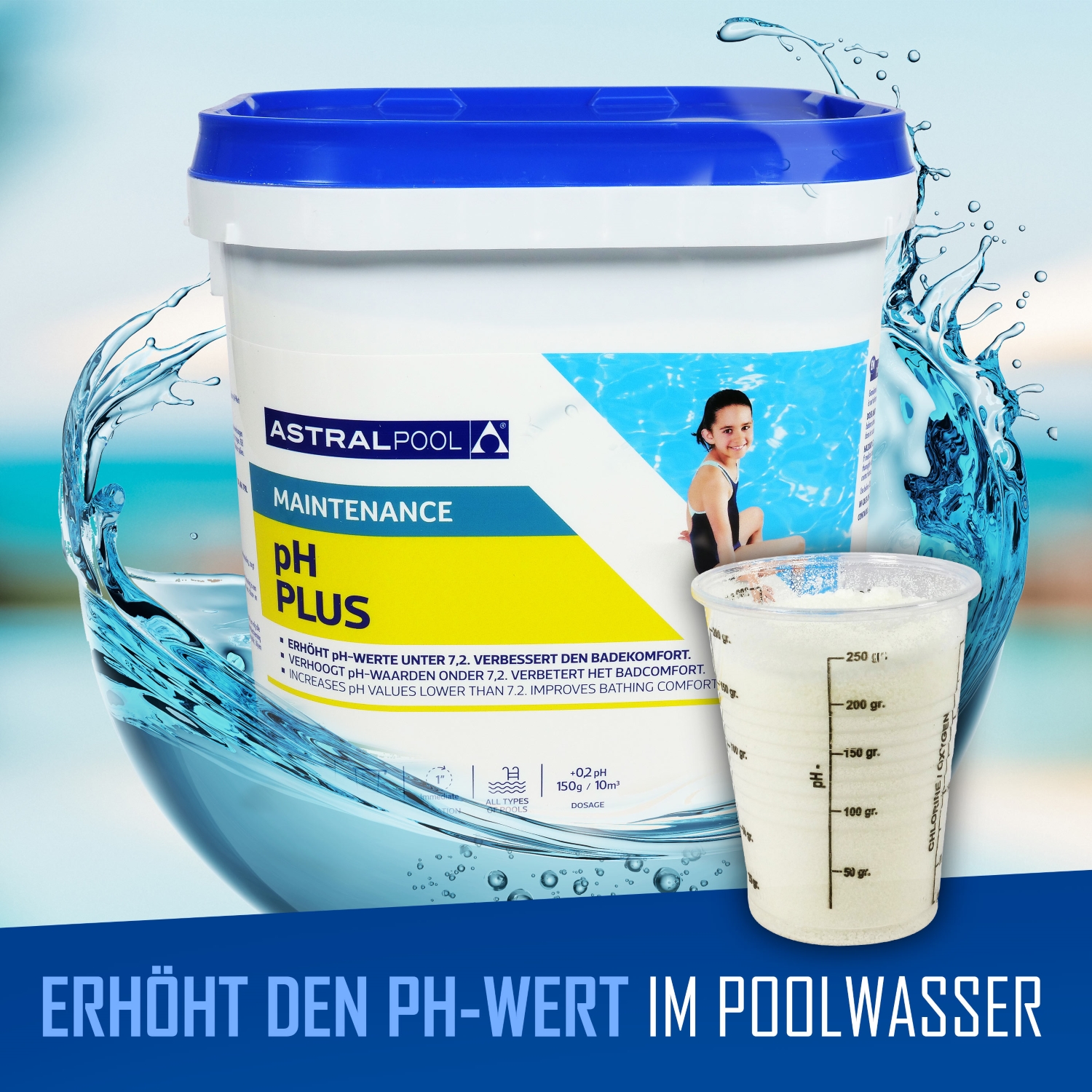 Astralpool pH Minus + pH-Plus Granulat 10 kg