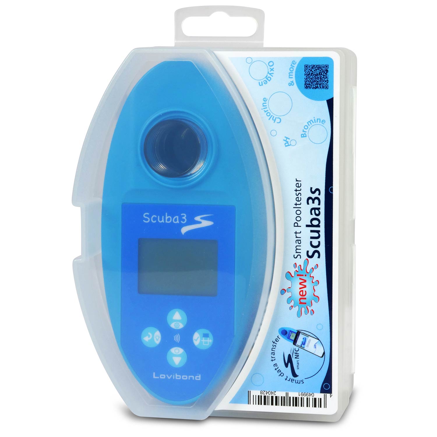 SCUBA 3s Elektronischer Pooltester mit NFC