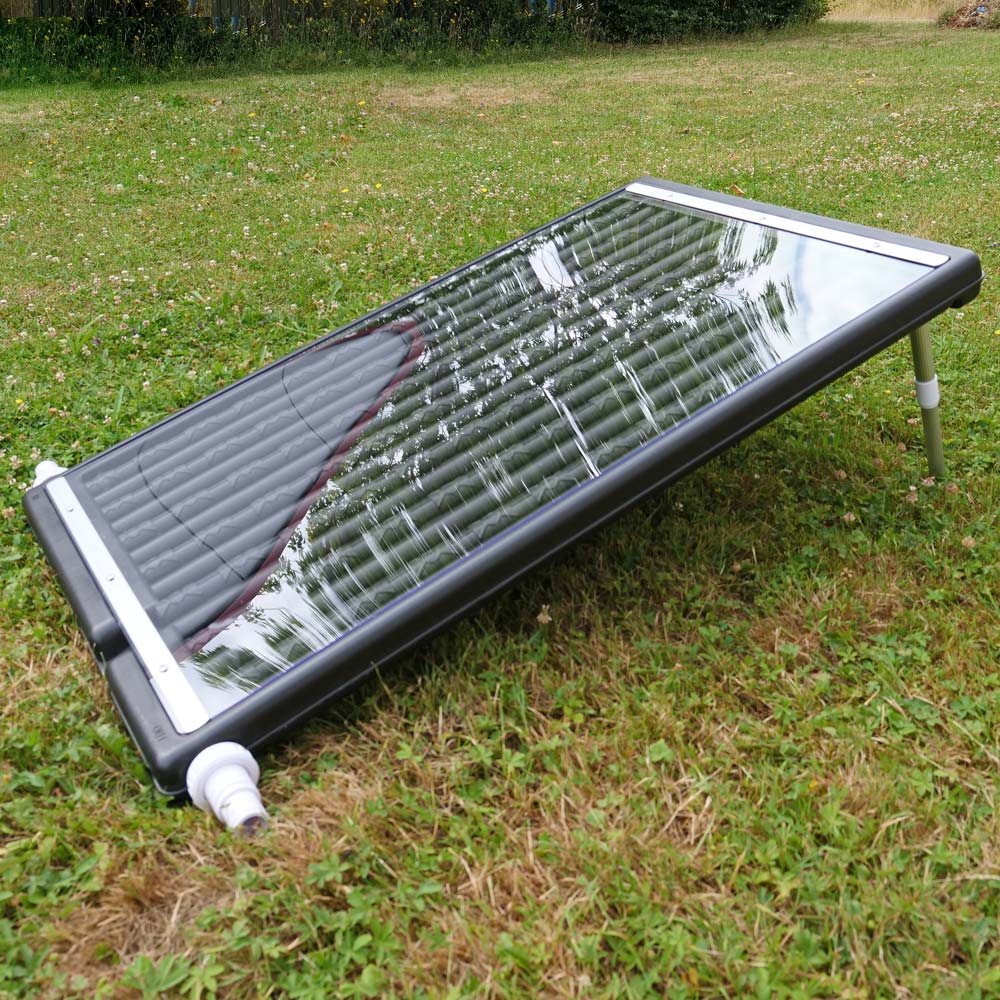 Sonnenkollektor Exklusiv 111,5 x 66 cm bis 20 m³ + Bypass-Set