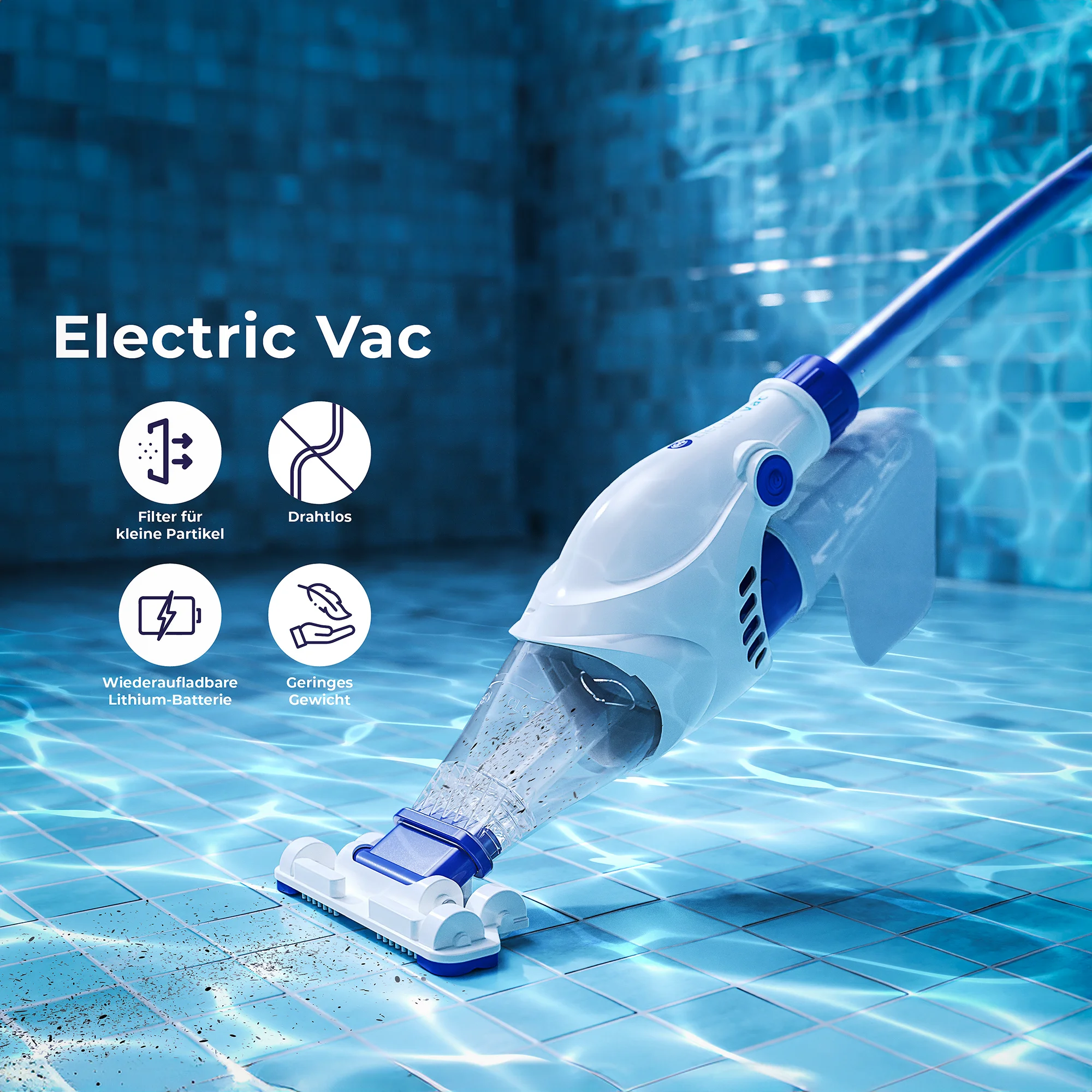 Gre Akku-Poolreiniger Electric Vac