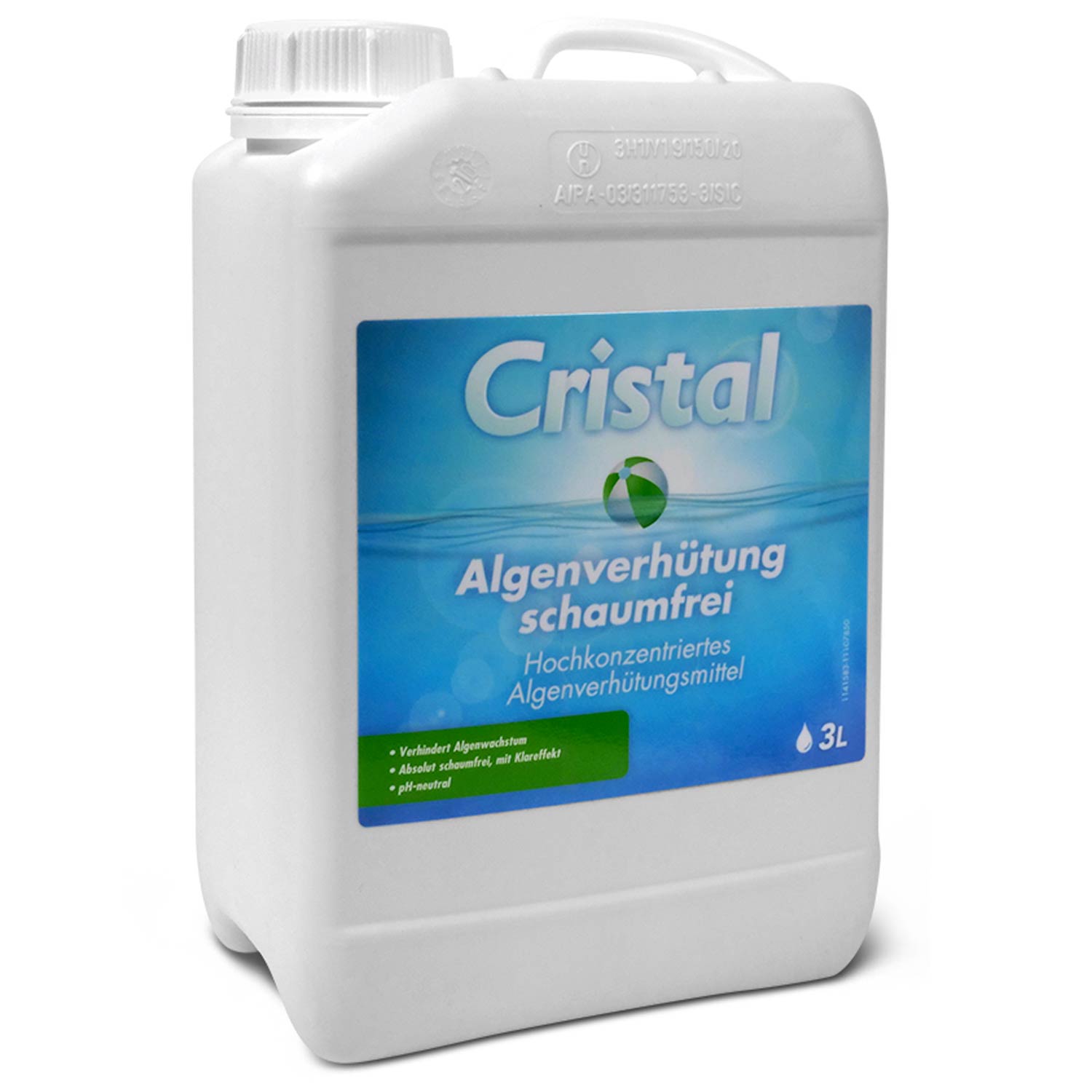 CRISTAL Algenverhütung Schaumfrei 3,0 l